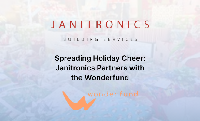 Corporate holiday giving initiative by Janitronics in partnership with Wonderfund